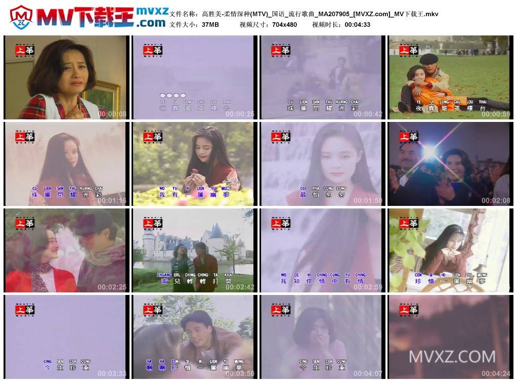 高胜美-柔情深种(MTV)_国语_流行歌曲_MA207905